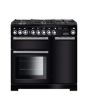 Rangemaster EDL90DFFBL/C 117180 ENCORE DL 90 DF BLACK CHROME TRIM