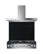 Rangemaster UNBSP90BL/ 65320 UNIVERSAL 90CM SPLASHBACK BLACK