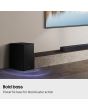 Samsung HW-Q600F/XU 3.1.2ch Q-Series Soundbar with Subwoofer - Titan Black