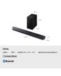 Samsung HW-Q600F/XU 3.1.2ch Q-Series Soundbar with Subwoofer - Titan Black