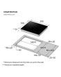 Samsung NZ64F3NM1AB/UR 59cm Induction Hob - Black