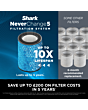 Shark HP150UK NeverChange5 Air Purifier - White