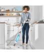 Shark S6001UK Klik n'Flip Manual Steam Pocket Mop - White/Blue Bird Blue