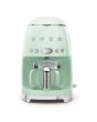 Smeg DCF02PGUK DRIP COFFEE MACHINE PASTEL GRE