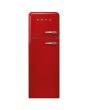 Smeg FAB30LRD5UK 60cm 50s Style Left Hand Hinge Freezer over Fridge Red