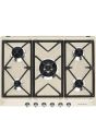 Smeg SR975PGH 69cm Victoria Gas Hob Cream