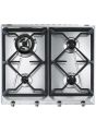 Smeg SRV564GH3 60cm Cucina Gas Hob Stainless Steel with Contemporary