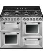 Smeg TR4110X-1 110cm Victoria Dual Fuel Range Cooker Stainless Steel