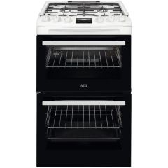Aeg CGX1130ACW 55cm Gas Freestanding Cooker - White