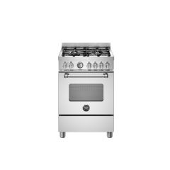 Bertazzoni UK Ltd MAS64L1EXC Master 60cm Range Cooker Single Oven Dual Fuel Stainless Steel