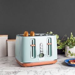 Haden 201287 Dorchester 4 Slice Toaster - Sage Green
