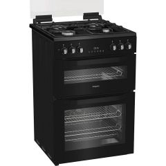 Hotpoint HDD6GDC2B1 Dual Fuel Double Cooker - Black