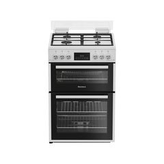 Hotpoint HDG6GDCX gas freestanding double cooker: 60cm