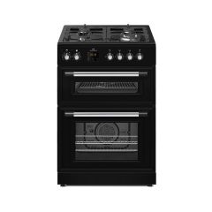 New World NWTOP63DFX New World 60Cm Dual Fuel Cooker Double Oven S/Steel 