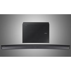 Samsung HW-J6502XU Curved 300W Soundbar, 6.1W, Wireless Sub, Wifi, White - Ex Display