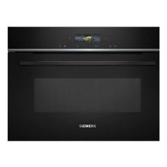 Siemens CM585AGS1B LCD Lightcontrol, 3 Functions, Microwave; Microwave Combination Options, Cookcont