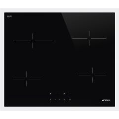 Smeg SE264TD1 60cm 4 Zone Straight Edge Glass Ceramic Hob with Touch