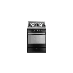 Smeg SUK61MBL9 60cm Concert Dual Fuel Cooker Black