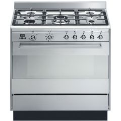 Smeg SUK91MFX9 90cm Concert Dual Fuel Range Cooker Stainless Steel