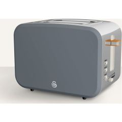 Swan ST14610GRYN 2 Slice Nordic Toaster, Grey