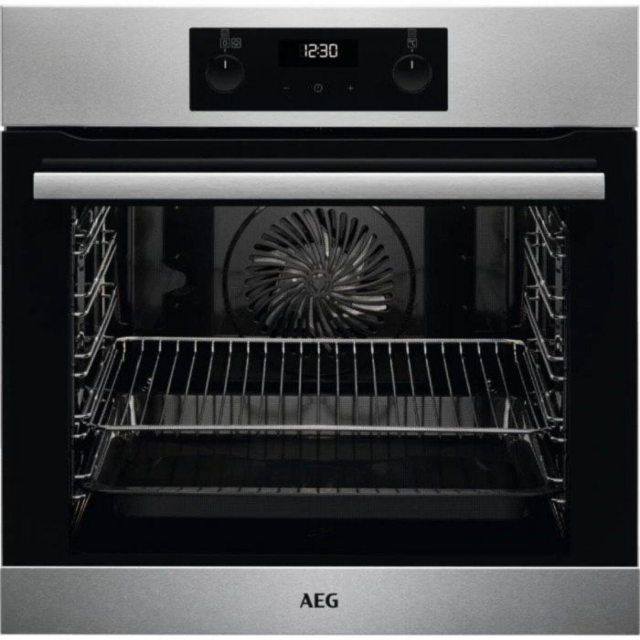 AEG BES255011M Built In Electric Single Oven - Stainless Steel