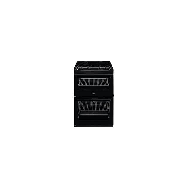 Aeg CKX6540ACB 60cm Dual Fuel Freestanding Cooker - Black