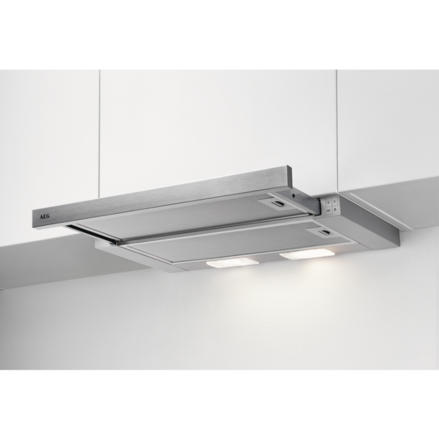 Aeg DPB3632S Aeg 60Cm Pull Out Telescopic Hood