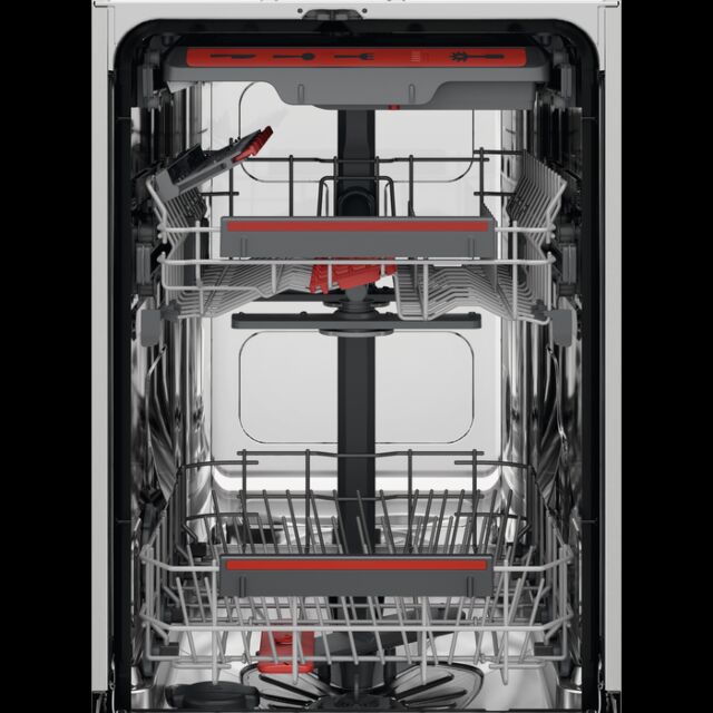 AEG FFB73527ZM Slimline Dishwasher - Stainless Steel - 10 Place Settings