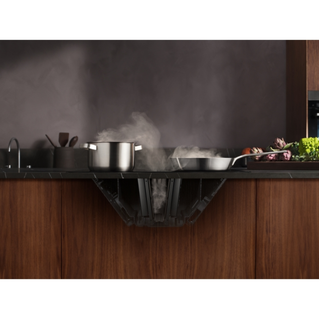 AEG 70cm Black Induction Hob with EcoTimer and Automated Extraction