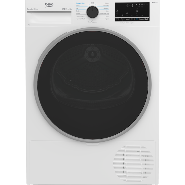 Beko B5T4923NIW 9kg Heat Pump Tumble Dryer - White