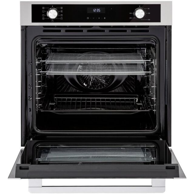 Belling 444411399 BI603MFC 59.5cm Built In Electric Single Oven - Stainless Steel