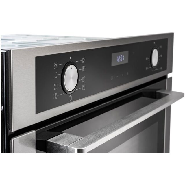 Belling 444411399 BI603MFC 59.5cm Built In Electric Single Oven - Stainless Steel