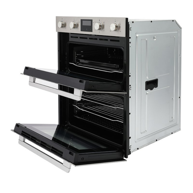 Belling 444411631 BI703MFC 59.5cm Built In Electric Double Oven - Stainless Steel