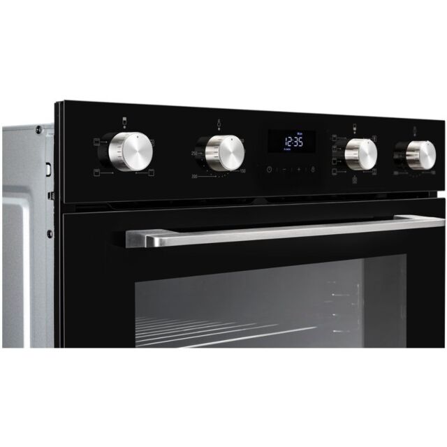 Belling 444411403 BI903MFC 59.4cm Built In Electric Double Oven - Black