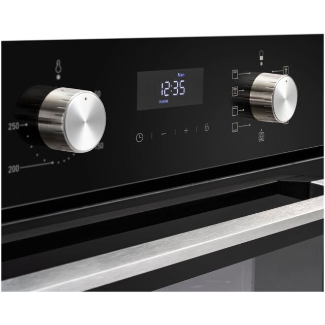 Belling 444411403 BI903MFC 59.4cm Built In Electric Double Oven - Black