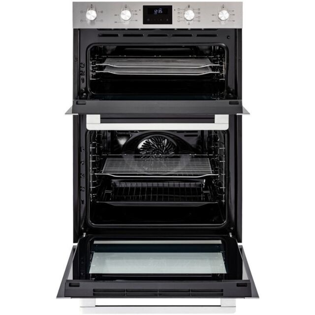 Belling 444411402 BI903MFC 59.4cm Built In Electric Double Oven - Stainless Steel