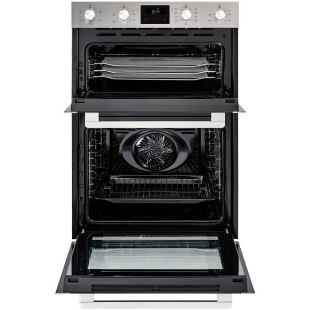 Belling 444411402 BI903MFC 59.4cm Built In Electric Double Oven - Stainless Steel