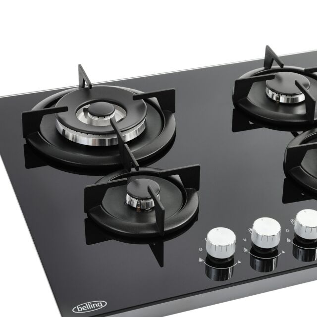 Belling 444411637 GTG603RI 60cm Gas Hob - Black