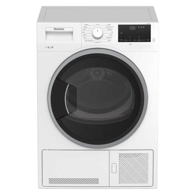 Blomberg LTK38020W 8kg Condenser Tumble Dryer - White