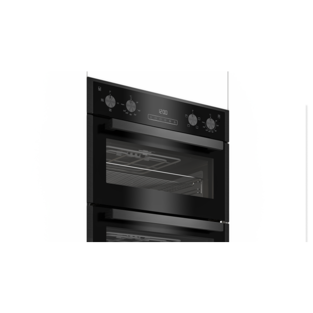 Blomberg RODN9202DX 59.4cm Built In Electric Double Oven - Dark Steel