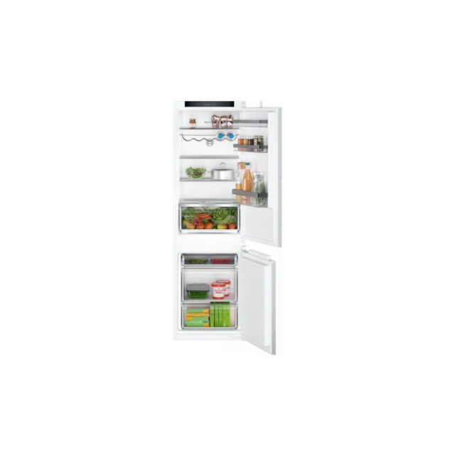 Bosch KIV86VSE0G Series 4 KIV86VSE0G 54.1cm 60/40 Integrated Low Frost Fridge Freezer - Sliding Hing