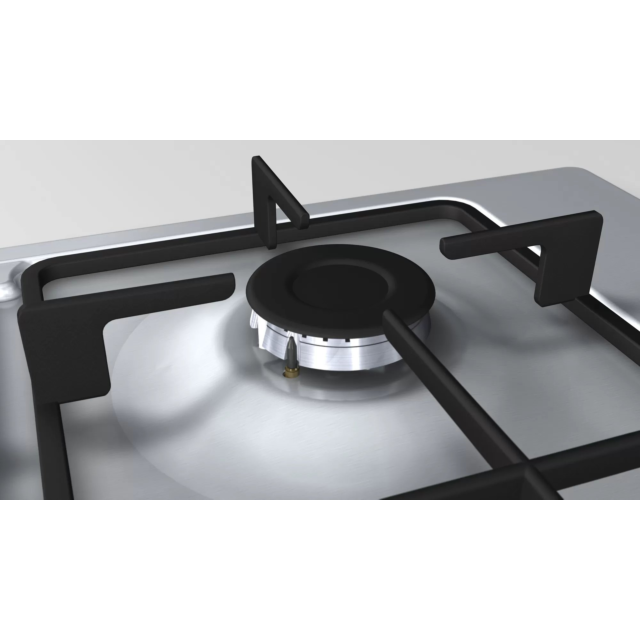 Bosch PBH6B5B60 58cm Gas Hob - Stainless Steel