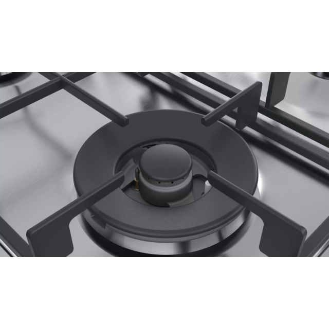 Bosch PBH6B5B60 58cm Gas Hob - Stainless Steel