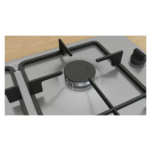 Bosch PBP6B5K60 60cm Stainless Steel Gas Hob