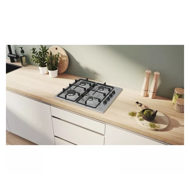 Bosch PBP6B5K60 60cm Stainless Steel Gas Hob