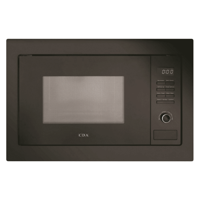 Cda VM231BL BI microwave oven/grill, LED timer,900W, black frame