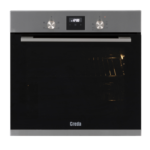 Creda C60BIFX 59.5cm Built In Electric Single Oven - Inox