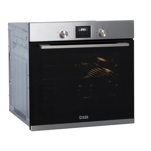 Creda C60BIFX 59.5cm Built In Electric Single Oven - Inox