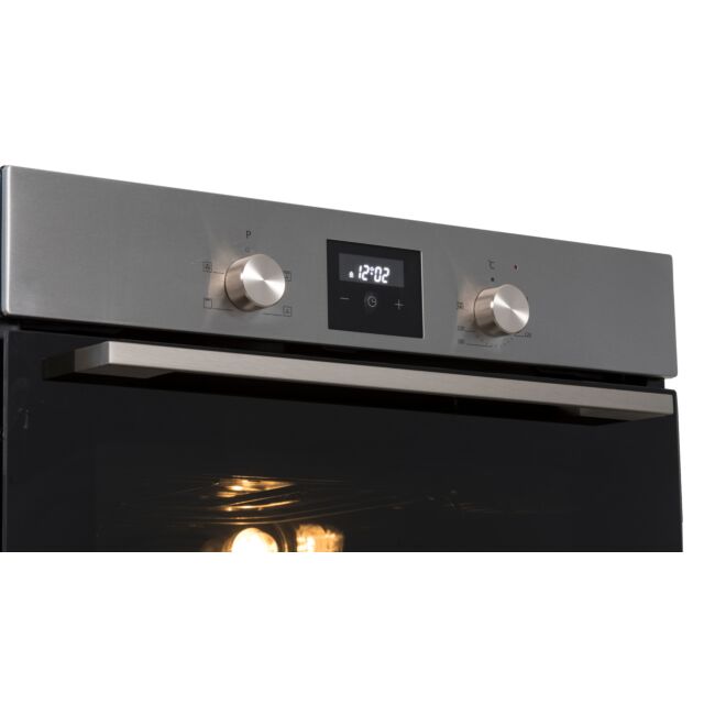 Creda C60BIFX 59.5cm Built In Electric Single Oven - Inox