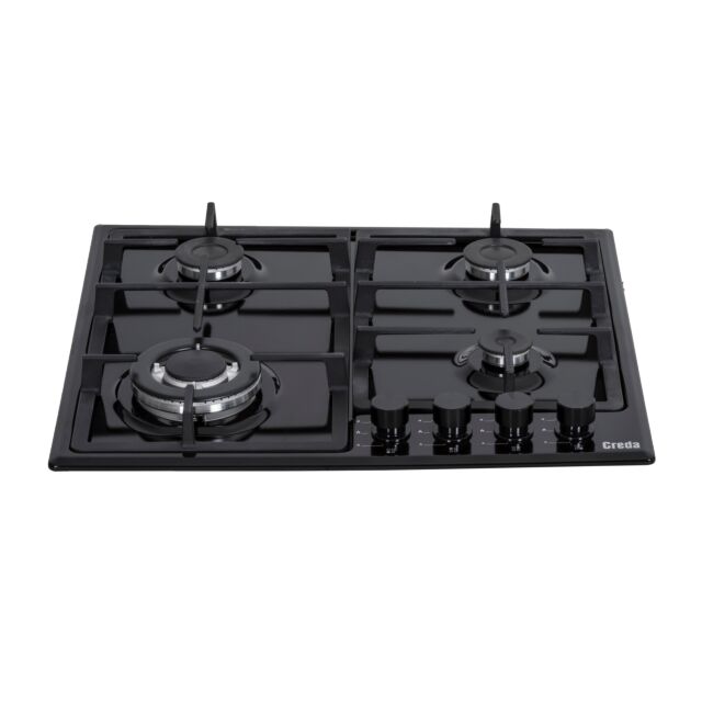 Creda C60GFCWBL 59cm Gas Hob - Black